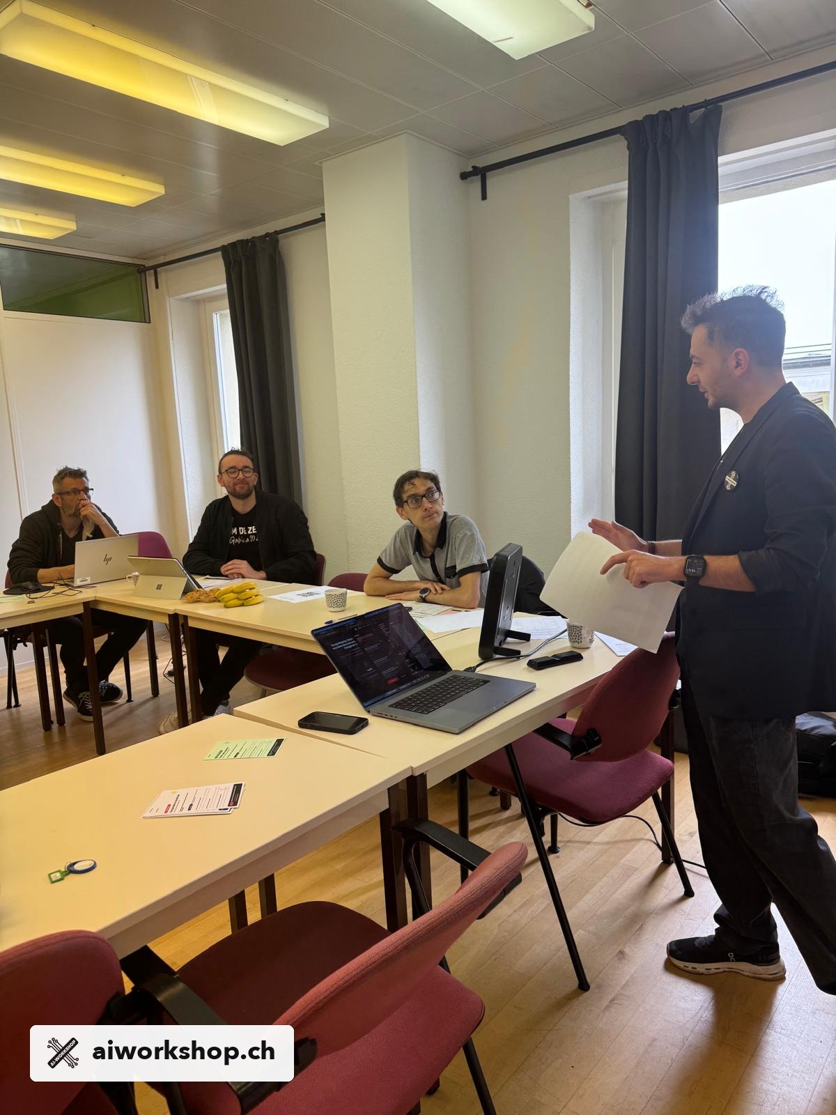 Facilitated discussion during the Agentic AI workshop in Lausanne